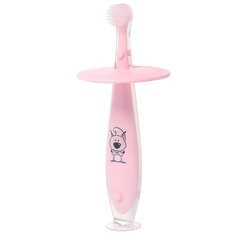 Зубная щетка BabyOno 551 с 6 месяцев, розовый