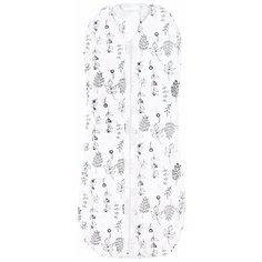 Пеленка (кокон на молнии) Amarobaby Soft Hugs 56/68 Растения