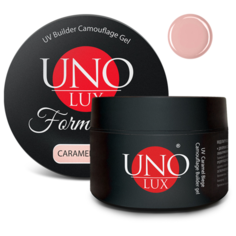 Гель UNO Forma Gel камуфлирующий для моделирования, 30 г caramel beige