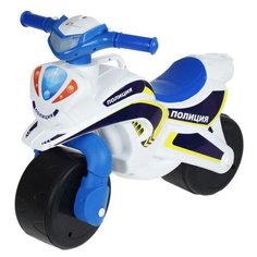 Каталка-толокар Doloni Полиция (0139/51/57) синий/белый/черный