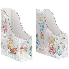 Лоток для бумаг вертикальный, набор 2 шт., 29,5*23,5*8,5 см и 31*23,5*8,5 см, путешастики Valiant