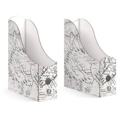 Лоток для бумаг вертикальный, набор 2 шт., 29.5*23.5*8.5 см и 31*23.5*8.5 см, EXPEDITION Valiant