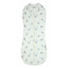 Пеленка кокон на молнии Forest kids Friendship, 62, Голубой