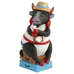 Статуэтка Феникс Present Бычок-путешественник, 9 см мультиколор