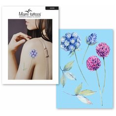 Miami tattoos Набор переводных тату Clover разноцветный