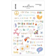 Miami tattoos Переводные тату Joying разноцветный