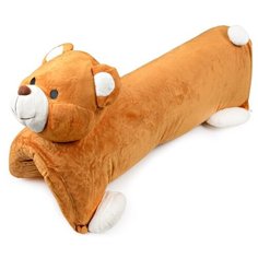 GOOSE Детская ортопедическая подушка для шеи из натурального латекса Медвежонок 38х60х6