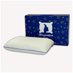Подушка анатомическая взрослая для сна с эффектом памяти 60x40x13 см Подушка для сна на боку и спине