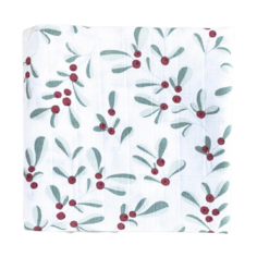 Многоразовые пеленки Mjolk Муслиновая Брусника 80x80 белый