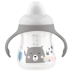 Поильник-непроливайка Lubby 20292, 250 мл серый