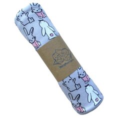 Многоразовые пеленки Пеленкино трикотаж 90х100 зайчики 1 шт.