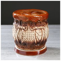 Кашпо "Мешок" средний 1,5л 1131511 Керамика ручной работы