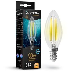 Лампочка светодиодная Voltega Candle 9W Graphene, 7134, 6,5W, E14