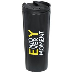Термокружка Daniks SL-NT014E-BLK-logo1, 450 мл, черная