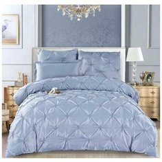 Комплект постельного белья Евро ,Шелк, Сатин, Подарочный E Shine