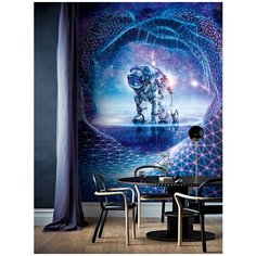 Фотообои / Прыжок в космосе / 2 х 2,8 м (Ш х В) Youwall