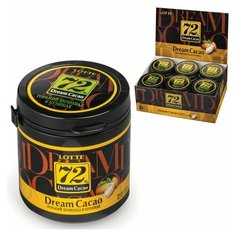 Шоколад LOTTE "Dream Cacao", горький (какао 72%), в кубиках, в пластиковой банке, 90 г, 6104239, 2 шт.