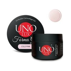 Uno Lux, Forma Gel - моделирующий камуфлирующий гель (Cold Pink), 15 гр