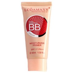 LCOAMAXY BB крем Moisturizer Primer, SPF 17, 40 мл, оттенок: бежевый с персиковым оттенком