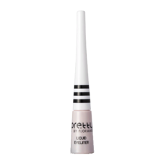 Pretty by Flormar Подводка для век с мягкой кисточкой Liquid Eyeliner, оттенок черный