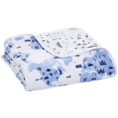 Одеяло Aden&Anais Little big world 112 х 112 см белый