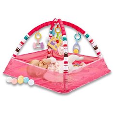 Детский развивающий игровой коврик - манеж с мячами и игрушками Best Like