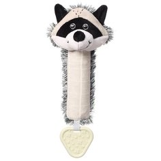 Прорезыватель-погремушка BabyOno Racoon Rocky 746 серый