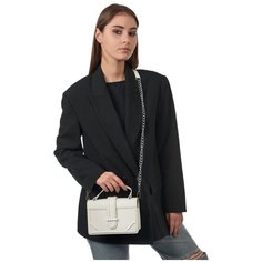 Сумка кросс-боди с цепью "транки", белый Bradex