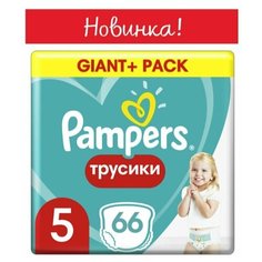 Pampers трусики Pants 5 (12-17 кг), 66 шт.