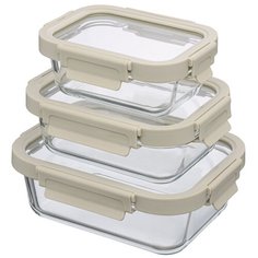 Набор контейнеров для запекания и хранения Smart Solutions 3 шт ID301RC_7534C