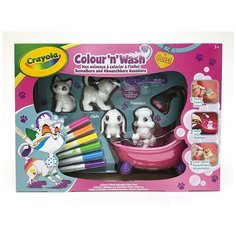 Фигурки для раскрашивания Washimals «Набор с ванной» Crayola