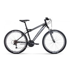 Велосипед горный хардтейл FORWARD FLASH 26 1.2 S 26" 19" черный/серый
