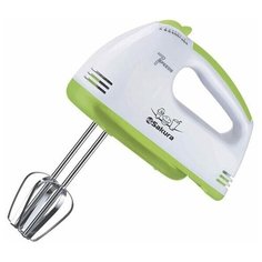 Миксер Sakura SA-6313GR, ручной, 150 Вт, 7 скоростей, бело-зелёный 6769530