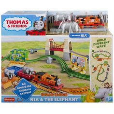 Железная дорога Thomas and Friends Ния и слон GPD84 Fisher Price