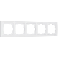 W0052001/ Werkel Рамка на 5 постов Snabb basic (белый) Веркель