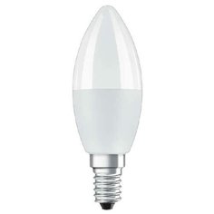 Лампа светодиодная LED STAR+ DIM с пультом B 40 5.5W/827 свеча 5.5Вт 2700К тепл. бел. E14 470лм 220-240В мат. пласт. OSRAM 4058075144309 (упаковка 10 шт) Ledvance