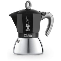 Гейзерная кофеварка Bialetti New Moka Induction (6 чашек), черный