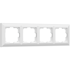 W0042201/ Werkel Рамка на 4 поста Fiore (белый) Веркель