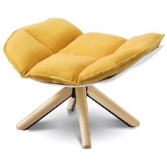 Оттоманка в стиле Husk, желтый I Modern