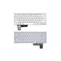 Клавиатура для ноутбука Asus X201, X201E, X202, X202E, S200, S200E белая