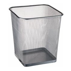 Корзина для бумаг серая 15л, 27х20х30.5 см PERFECTO LINEA CUADRADA