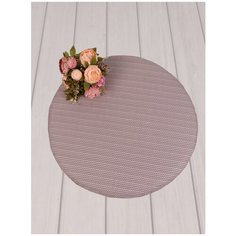 Amarobaby Простыня круглая на резинке Exclusive Original Косичка 75 х 75 см коричневый