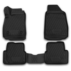 Коврики 3D в салон CHEVROLET Cobalt, 2013->, 4 шт. (полиуретан) Element