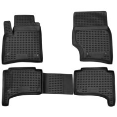 Коврики в салон VW Touareg I 10/2002-2010, 4 шт. (полиуретан) Element