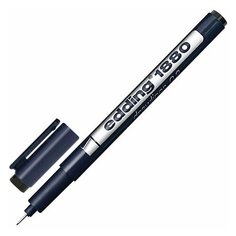 Ручка капиллярная EDDING DRAWLINER 1880, черная, толщина письма 0,2 мм, водная основа, E-1880-0.2/1