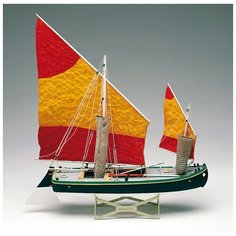 Сборная модель парусного корабля Amati рыбацкая Лодка Bragozzo, Масштаб 1:45, AM1570