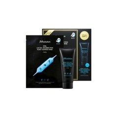 Набор 10 тканевых масок кактус + пенка, JMsolution, Hyal cactus+resurrection plant+seaweed mask