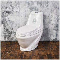 Монолит 379А Кувшин, сиденье ДП (с гофрой и подводкой) EVA Gold