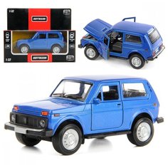 Машинка металлическая инерционная Hoffman "Российский автопром-NBL", открывающиеся части, звук, свет Hoffmann