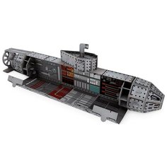 Конструктор картонный 3D + книга. Подводная лодка. Серия Путешествуй, изучай и исследуй! ГЕОДОМ